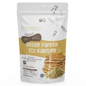 OG Organik Ruşeymli Bebek Pankek Toz Karışımı 300 gr +8 Ay