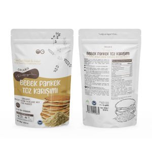 OG Organik Ruşeymli Bebek Pankek Toz Karışımı 300 gr +8 Ay