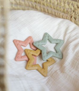 Bibs Baby Bitie Star Diş Kaşıyıcı Ivory