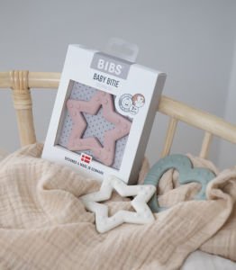 Bibs Baby Bitie Star Diş Kaşıyıcı Ivory