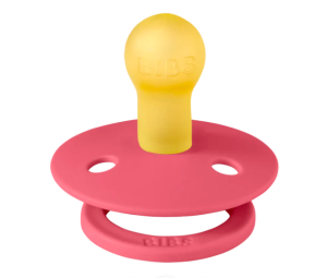 BIBS Studio Colour Block Kauçuk Emzik Coral / Baby Pink 0-6 ay