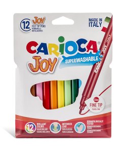 Carioca Joy Süper Yıkanabilir Keçeli Boya Kalemi 12'li