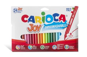 Carioca Joy Süper Yıkanabilir Keçeli Boya Kalemi 24'lü