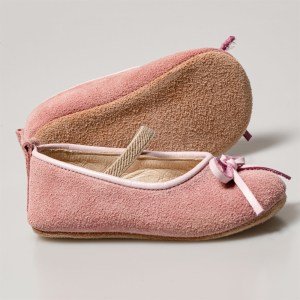 Merli&Rose Süet Fiyonk Babet Patik | Pembe