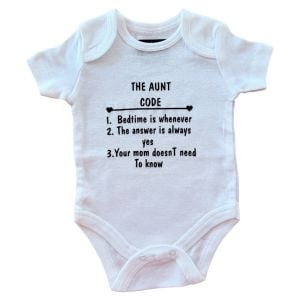 The Aunt Code - Özel Tasarım Bebek Body/Zıbın Baby Bodysuit