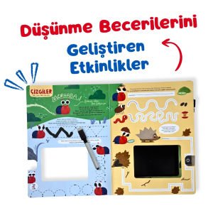 Çiz Çiz Zeki Salyangoz - Düşünce Becerileri Etkinlikleri