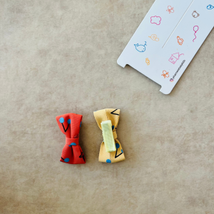 Sarı&Nar Çiçeği Mini Fiyonk Pens Toka