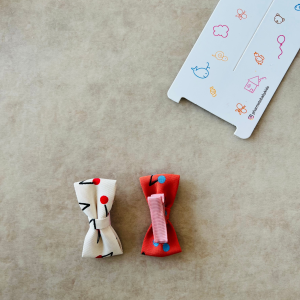 Ekru&Nar Çiçeği Mini Fiyonk Pens Toka