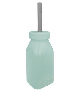 OiOi Şişe + Pipet - River Green / Powder Grey
