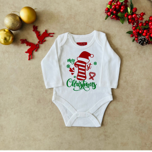 My 1st Christmas - Özel Tasarım Bebek  Body