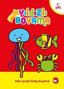Kalın Çizgili Yıldızlı Boyama