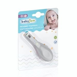 Babyjem Bebek Kolay Kavrama Çıtçıt Tırnak Makası Gri