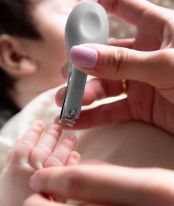 Babyjem Bebek Kolay Kavrama Çıtçıt Tırnak Makası Gri