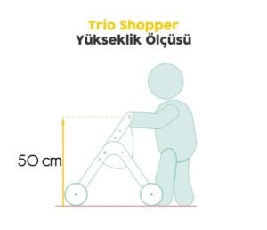 Mamatoyz Trio Shopper  Yürüteç & Oyuncak Avm Arabası