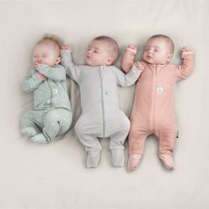 ErgoPouch Organik Patikli Pijama Tulum (1.0 TOG) Grey Marle