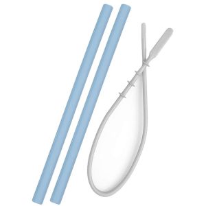 OiOi Silikon Pipet 2'li - Mineral Blue