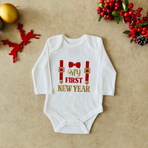 My First New Year - Özel Tasarım Bebek Body