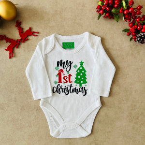 My 1st Christmas - Özel Tasarım Bebek Body