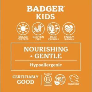 Badger Clear Zinc Çocuk Güneş Kremi SPF40 (Kolay Sürülüm)