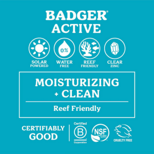 Badger Kokusuz Güneş Kremi Stick SPF35 18.4 g (Kolay Sürülüm)