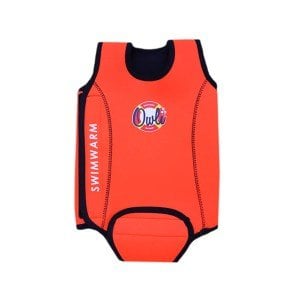 Owli Swimwarm Üşütmeyen Bebek Mayosu Turuncu - UV Korumalı