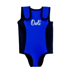 Owli Swimwarm Üşütmeyen Bebek Mayosu Mavi - UV Korumalı
