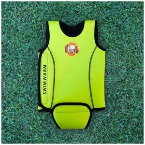 Owli Swimwarm Üşütmeyen Bebek Mayosu Sarı - UV Korumalı