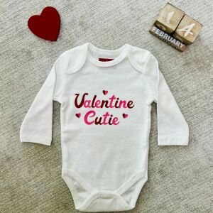 Valentine Cutie - Özel Tasarım Bebek Body/Zıbın Baby Bodysuit
