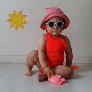 IZIPIZI Aqua Green Kids Plus 9-36 Ay Yeşil Renk Bebek Güneş Gözlüğü