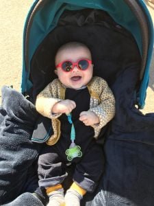 IZIPIZI Red Sun Kids Plus 9-36 Ay Kırmızı Renk Bebek Güneş Gözlüğü