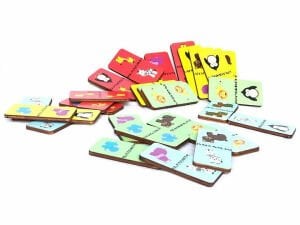 Rossie Ahşap Eşleştirme Oyunu - Domino Game