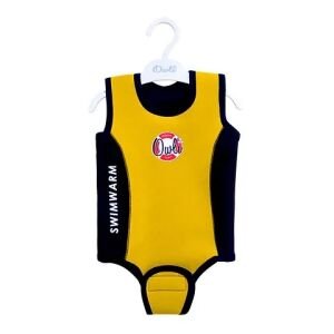 Owli Swimwarm Üşütmeyen Bebek Mayosu Kırmızı-Siyah - UV Korumalı 12-24 ay