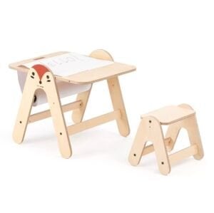 Mamatoyz Massam Tilki Figürlü Ahşap Aktivite Masası