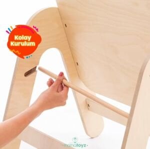 Mamatoyz Massam Tilki Figürlü Ahşap Aktivite Masası