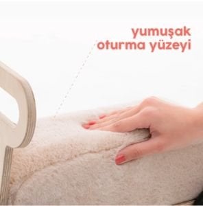 Mamatoyz DriveMe Soft Ayı Figürlü Ahşap Yürüme Arkadaşı & Oyuncak Deposu