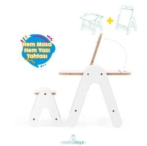 Mamatoyz Massam Beyaz Mdf Aktivite Masası