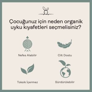 ErgoPouch Organik Pamuklu Pijama Tulum (0.2 TOG) Berries