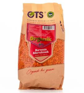OTS Organik Kırmızı Mercimek 750 gr