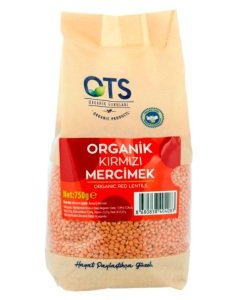 OTS Organik Kırmızı Mercimek 750 gr