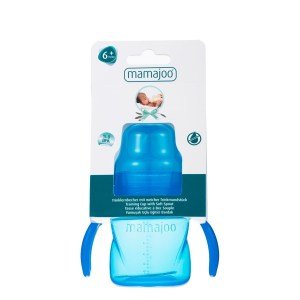 Mamajoo Kulplu Eğitici Bardak 160 ml / Mavi