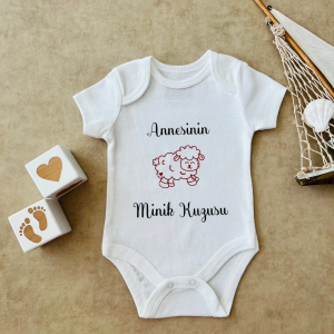 Annesinin Minik Kuzusu - Özel Tasarım Bebek Body