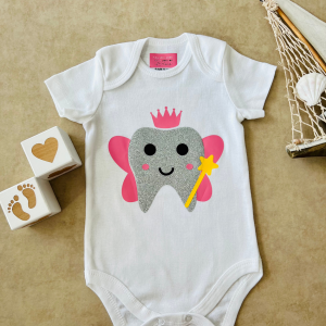 Dişim Çıktı - Özel Tasarım Bebek Body Uzun Kollu - 1 yaş