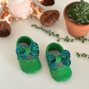 Shine Serisi Yeşil Bebek Babet