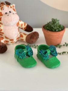 Shine Serisi Yeşil Bebek Babet