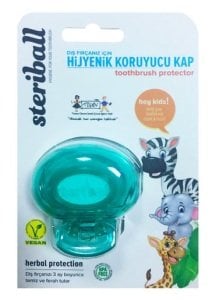 Steriball Diş Fırçası Hijyenik Koruma Kabı - Zebra