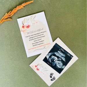 Yeni Bir Neşe Kaynağı ﻿Bebek Müjde Kartı – Teyze Oluyorsun