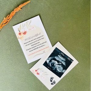 Yepyeni Bir Can Parçası Bebek Müjde Kartı – Amca İçin