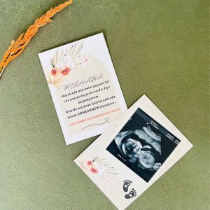 Yepyeni Bir Can Parçası Bebek Müjde Kartı – Anneanne İçin