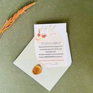 Yepyeni Bir Can Parçası Bebek Müjde Kartı – Anneanne Oluyorsun