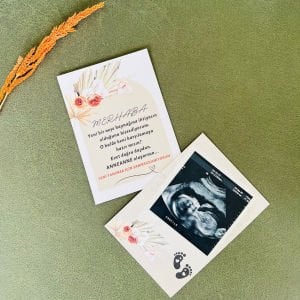 Yeni Bir Neşe Kaynağı Bebek Müjde Kartı – Anneanne İçin